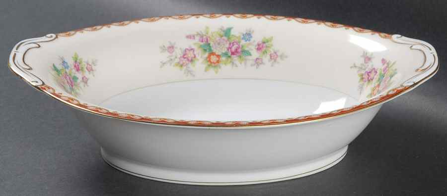 Roslyn 10" Oval Vegetable Bowl by Diamond (Japan)-1