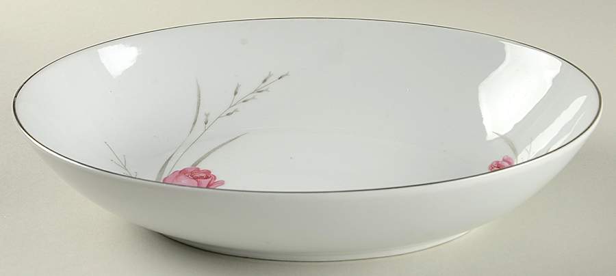 Sterling Rose 10" Oval Vegetable Bowl by Diamond (Japan)-1
