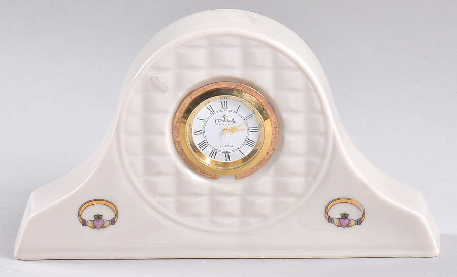 Claddagh Mantel Clock by Donegal Parian-1