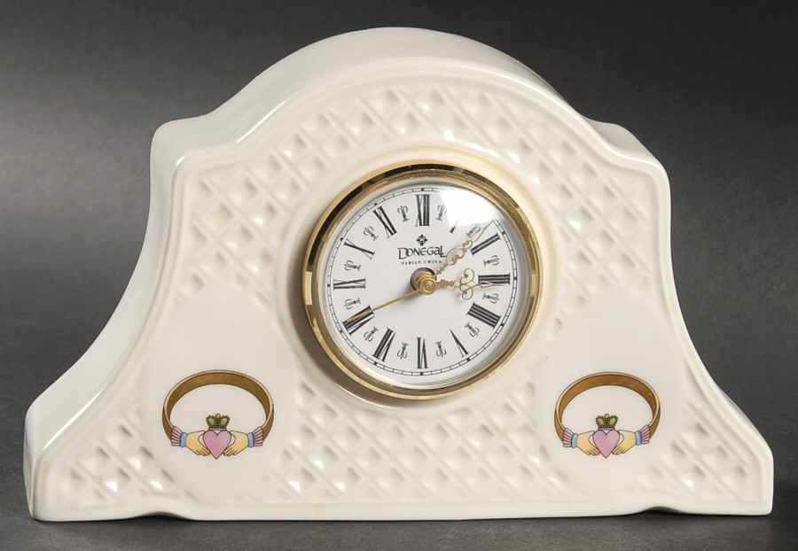 Claddagh Mantel Clock by Donegal Parian-1