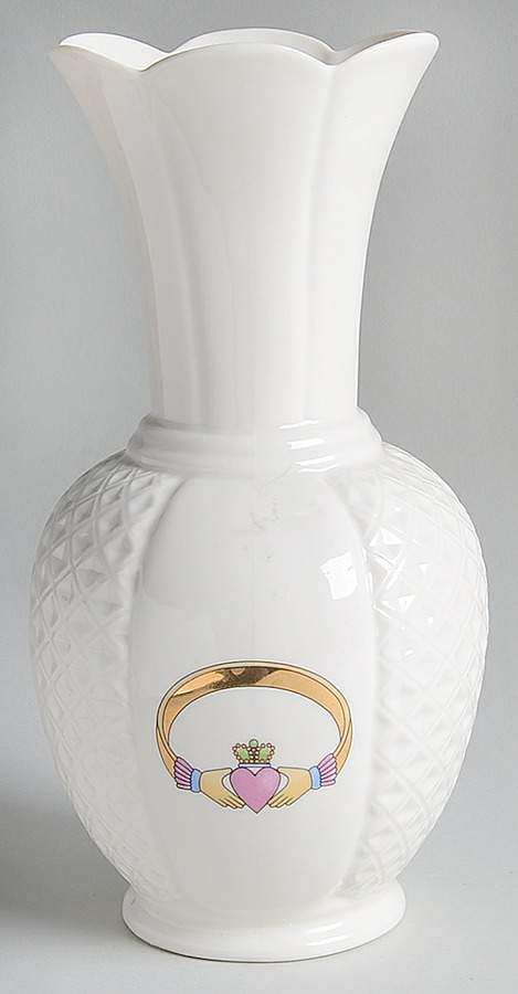Claddagh 10" Vase by Donegal Parian-1