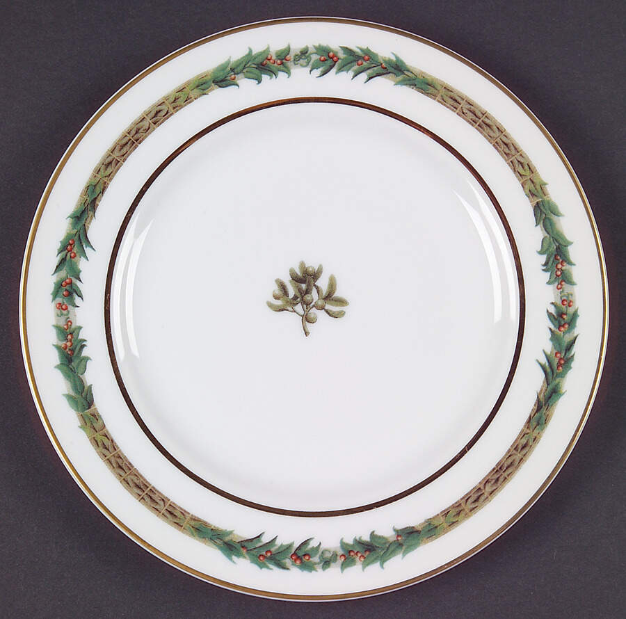 Christmas Classic Bread & Butter Plate by Department 56-1