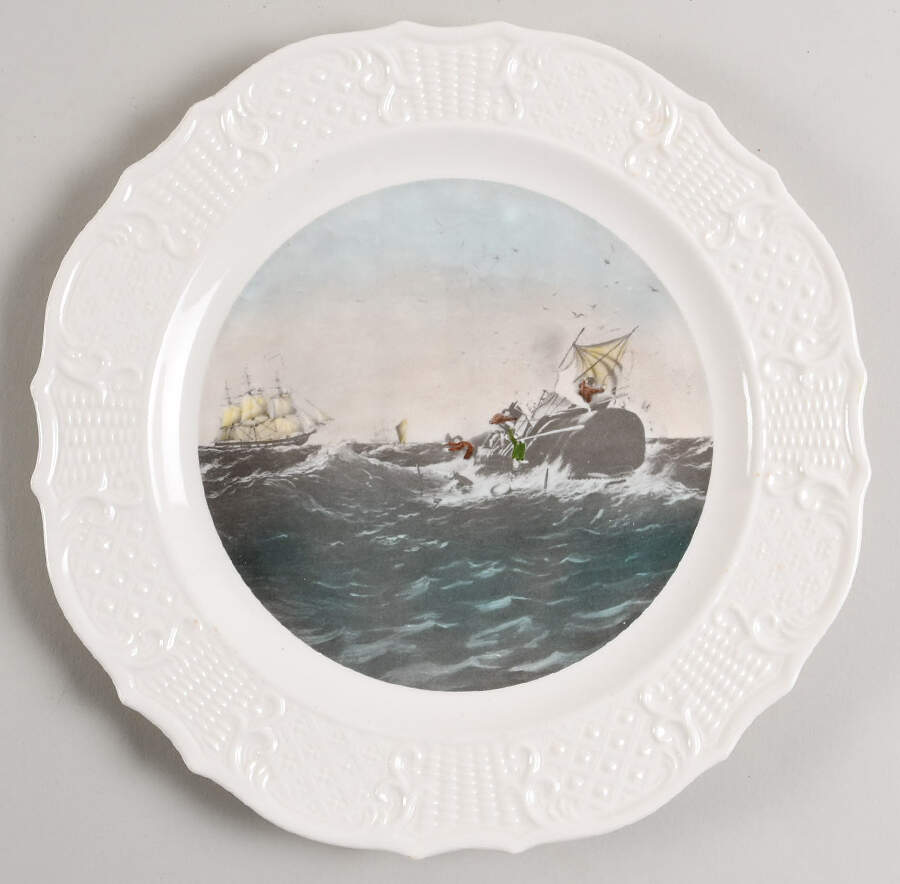 Currier & Ives Dinner Plate by Delano Studios-1