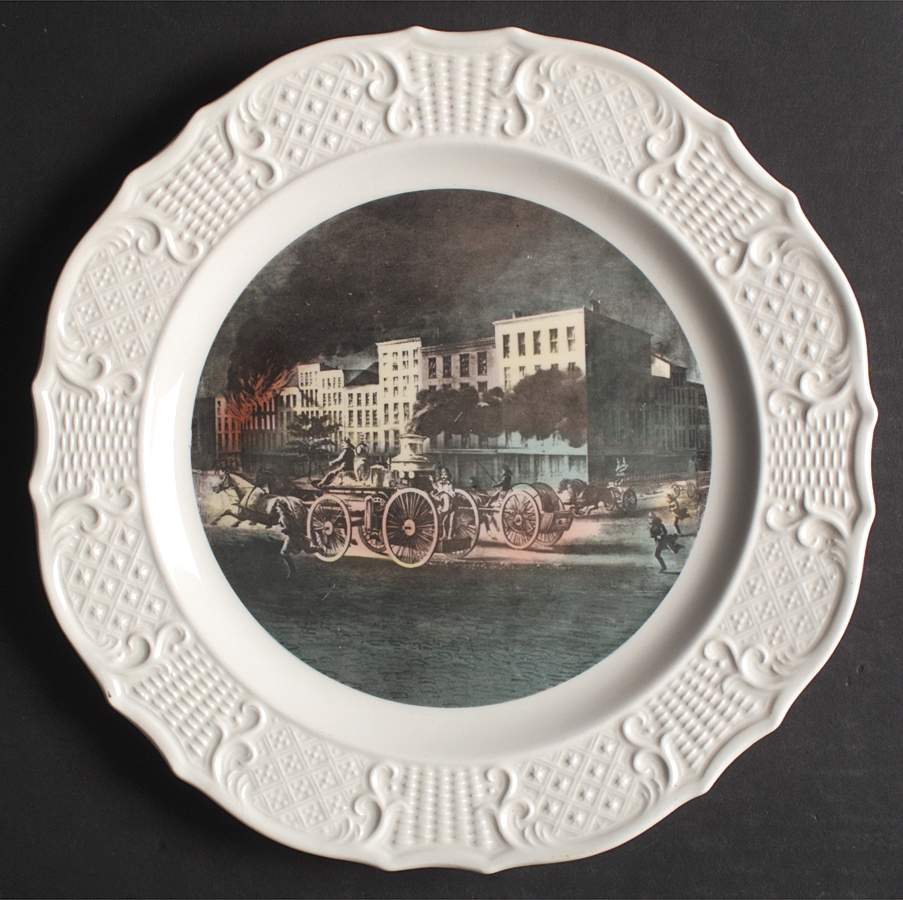 Currier & Ives Dinner Plate by Delano Studios-1