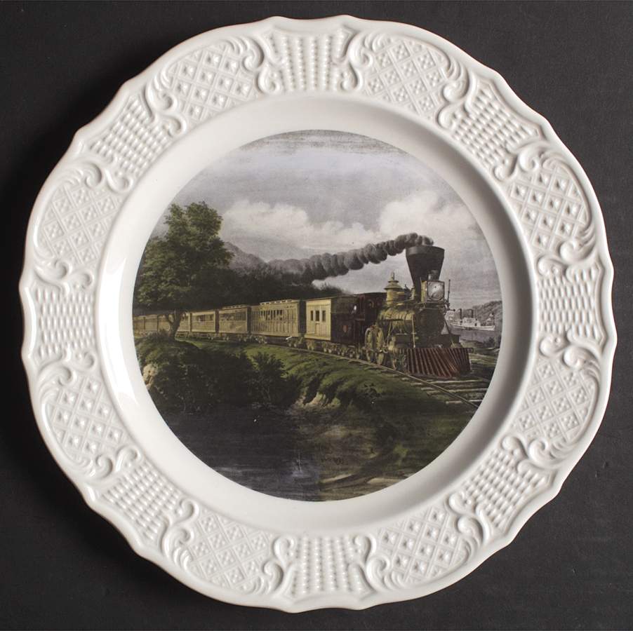 Currier & Ives Dinner Plate by Delano Studios-1