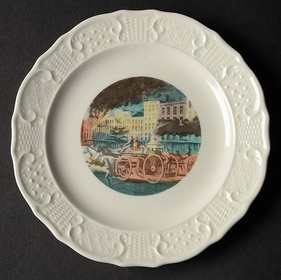 Currier & Ives Bread & Butter Plate by Delano Studios-1