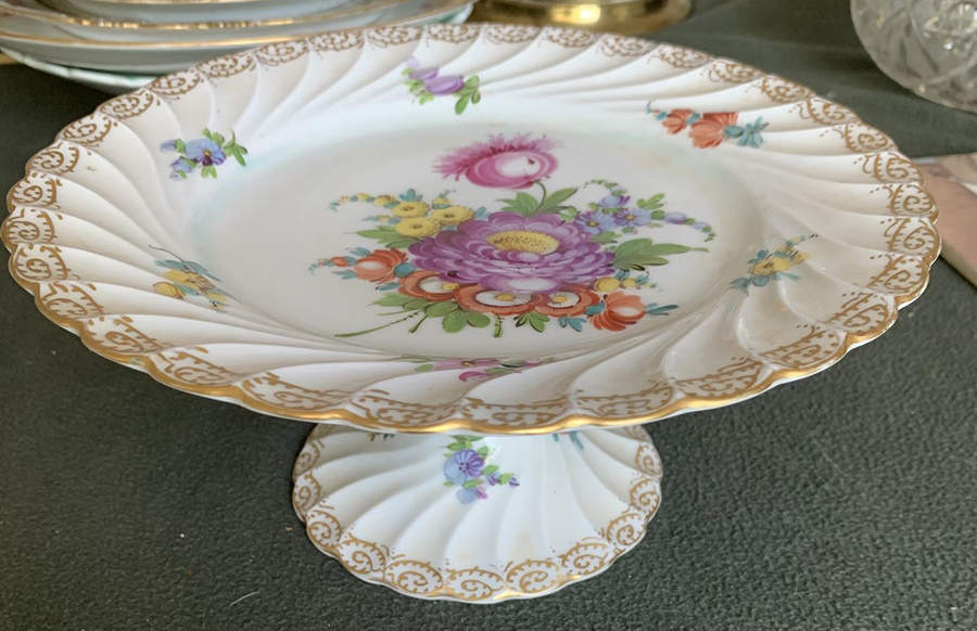 236 8" Diameter Pedestal Cake Stand by Donath & Company-1