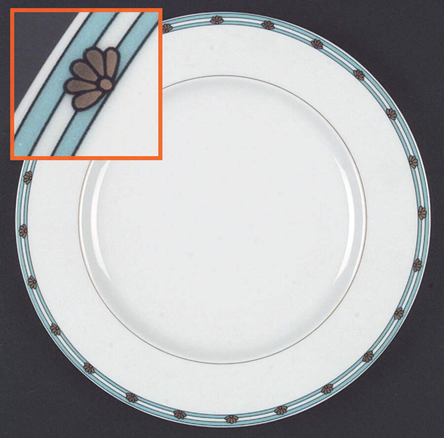Avenue Montaign Dinner Plate by Philippe Deshoulieres-1