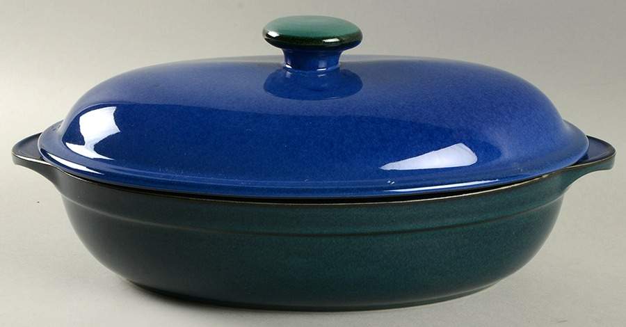 Metz 2 Quart Oval Covered Casserole by Denby-Langley-1