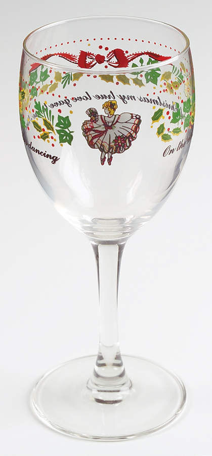Twelve Days of Christmas 8 Oz Glassware Wine by Domestications-1