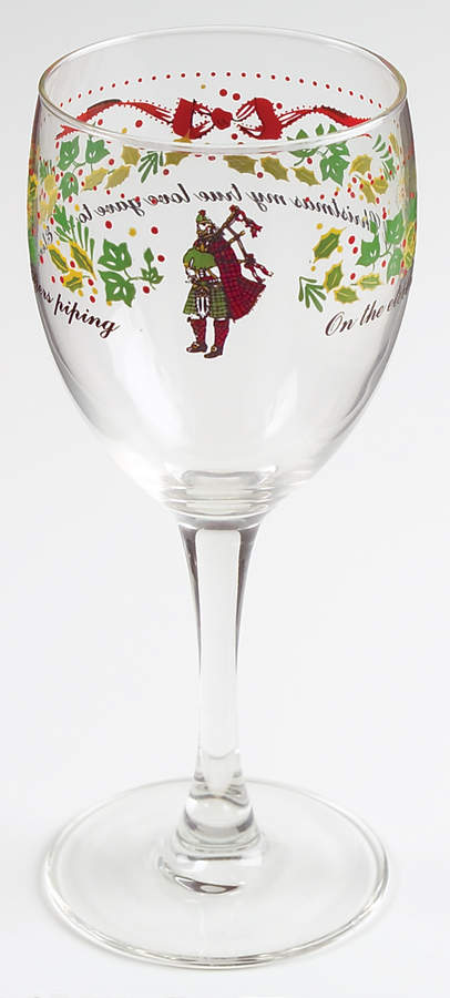 Twelve Days of Christmas 8 Oz Glassware Wine by Domestications-1