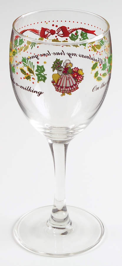 Twelve Days of Christmas 8 Oz Glassware Wine by Domestications-1
