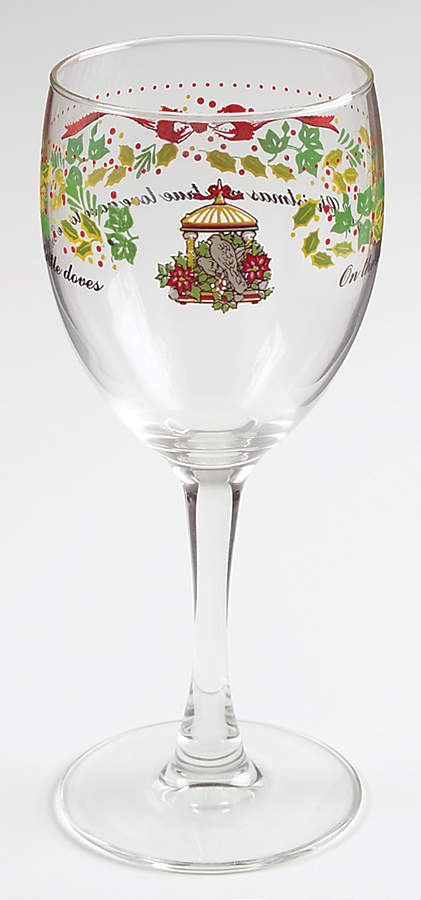 Twelve Days of Christmas 8 Oz Glassware Wine by Domestications-1