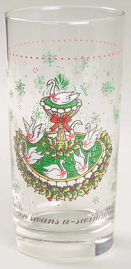 Twelve Days of Christmas 10 Oz Glassware Tumbler by Domestications-1