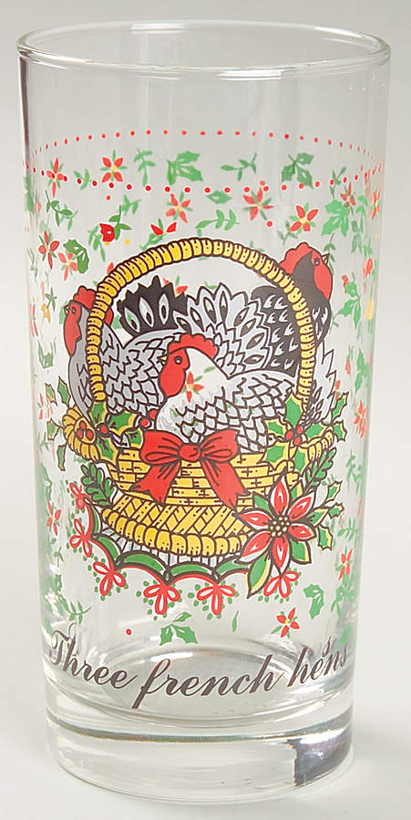 Twelve Days of Christmas 10 Oz Glassware Tumbler by Domestications-1