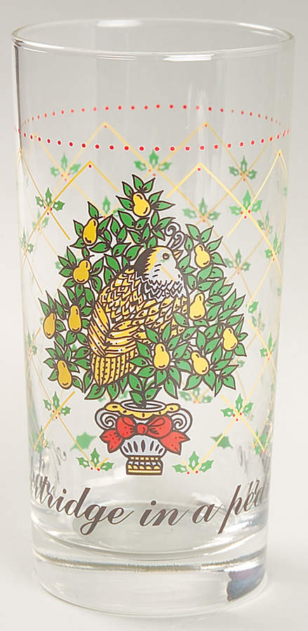 Twelve Days of Christmas 10 Oz Glassware Tumbler by Domestications-1