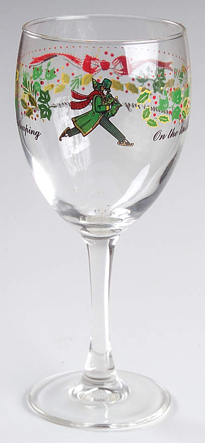Twelve Days of Christmas 10 Oz Glassware Goblet by Domestications-1