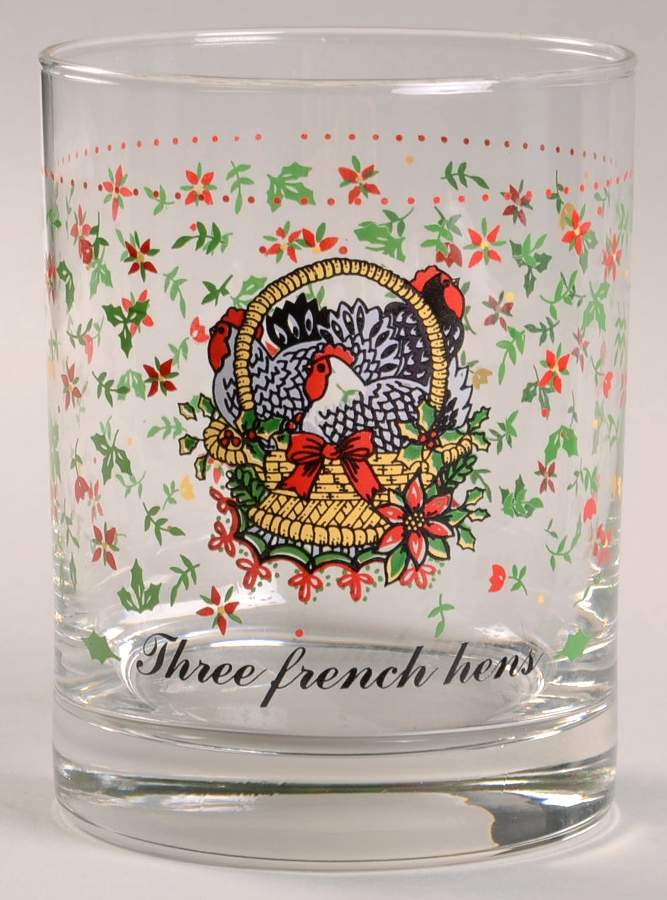 Twelve Days of Christmas 12 Oz Glassware Tumbler by Domestications-1