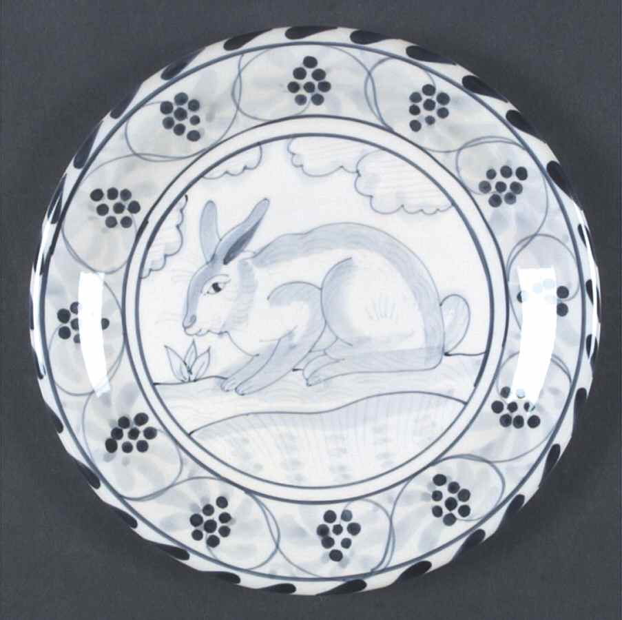 Rabbit Dinner Plate by Dovis Designs-1