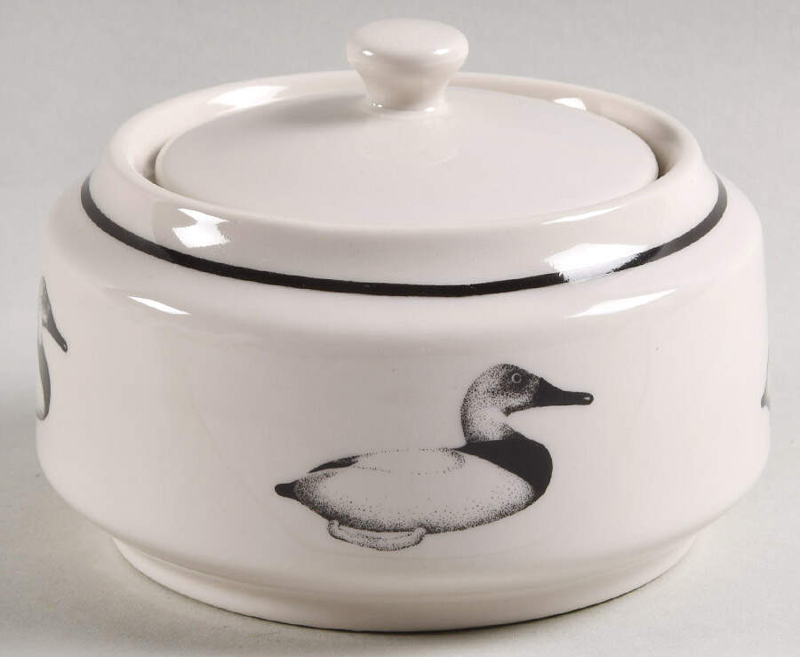 DBC1 Sugar Bowl & Lid by Duck Blind-1
