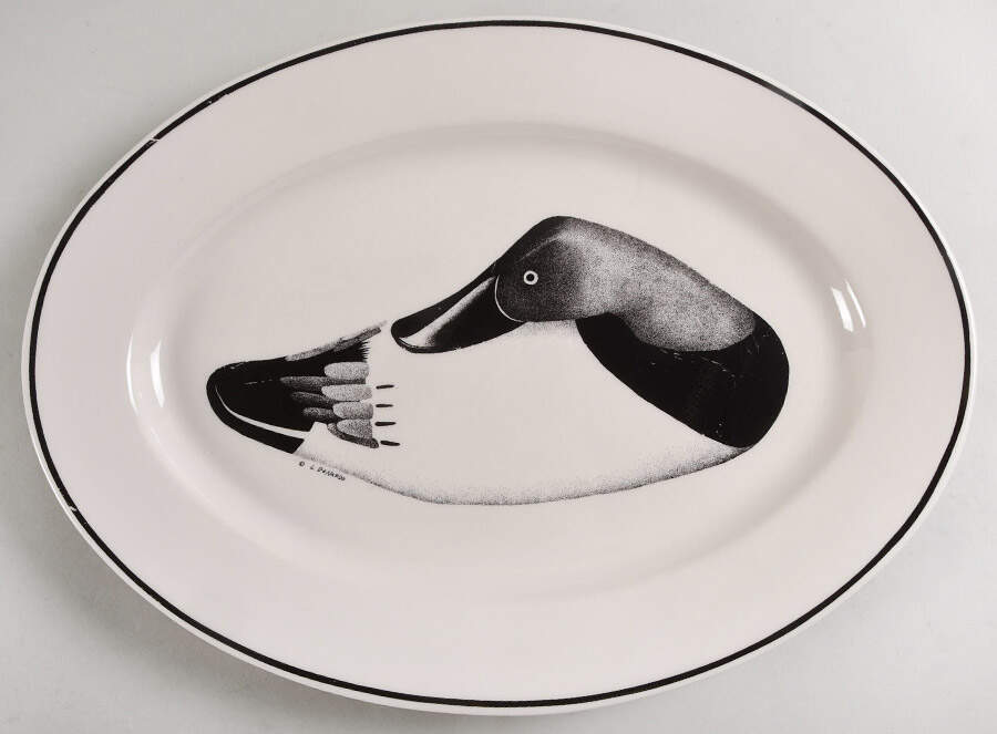 DBC1 15" Oval Serving Platter by Duck Blind-1