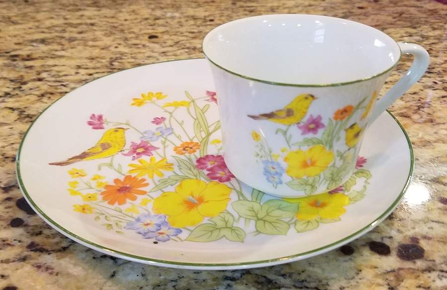 Garden Song Snack Plate & Cup Set by Design Marc-1
