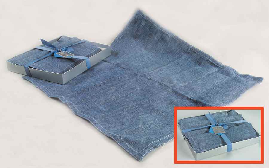 Reflex Linen Napkin - Set of 4 by Denby-Langley-1