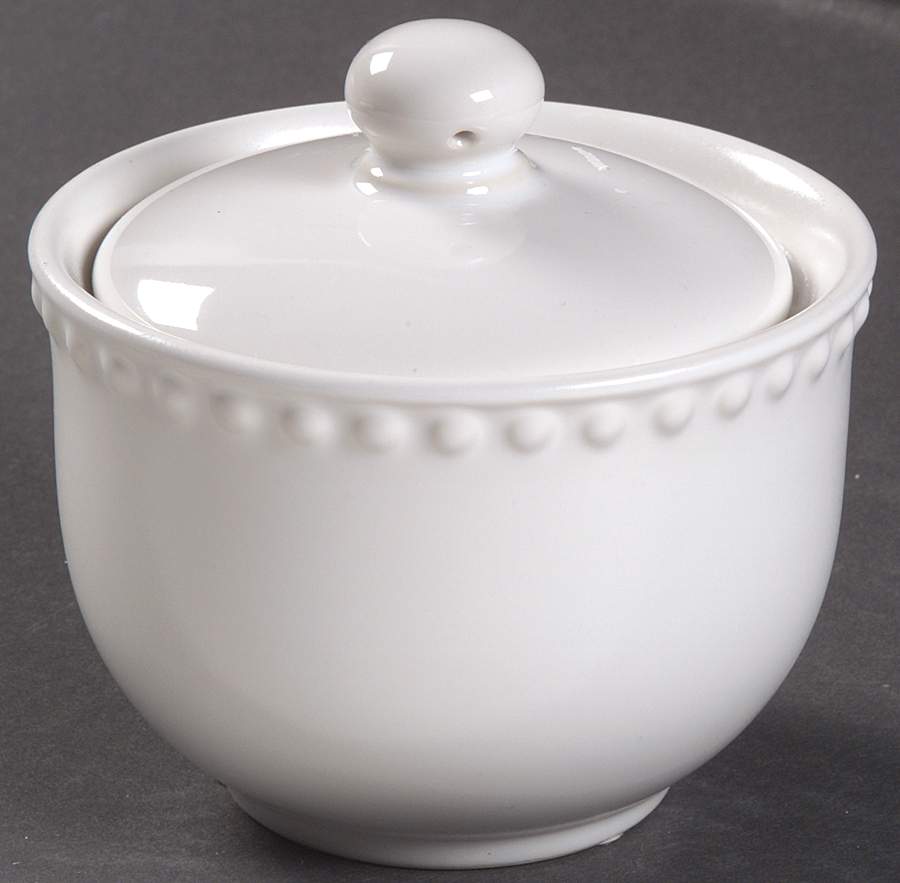 Rondure Rice Sugar Bowl & Lid by Dansk-1