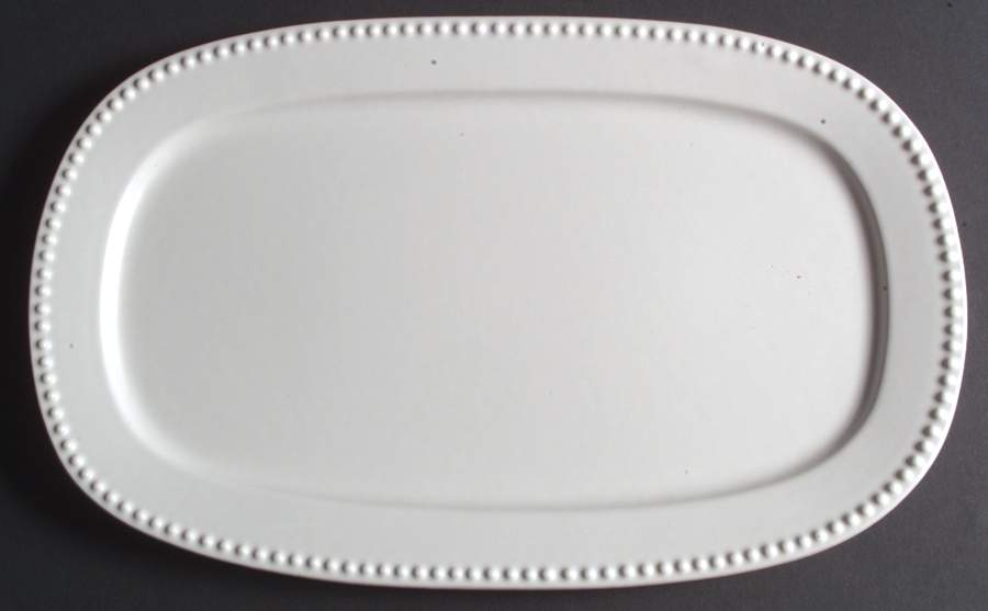 Rondure Rice 16" Oval Serving Platter by Dansk-1