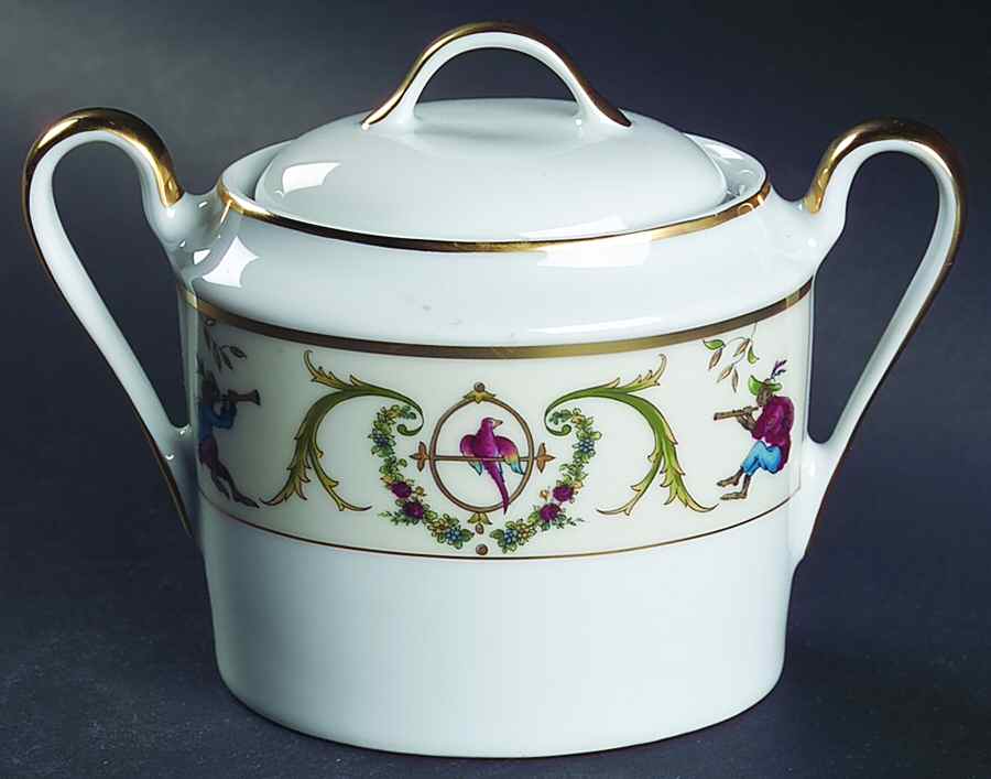 Songes du XVIII Sugar Bowl & Lid by Philippe Deshoulieres-1