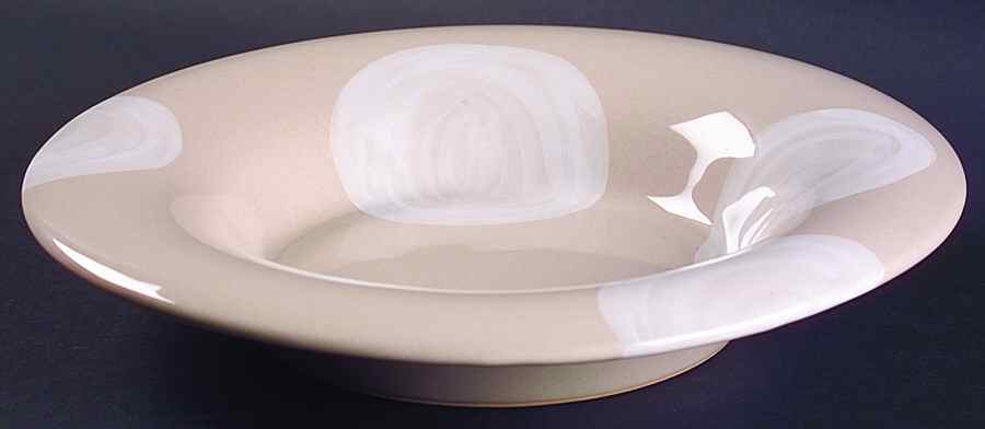 Bolle White Large Rim Soup Bowl by Deruta (Italy)-1