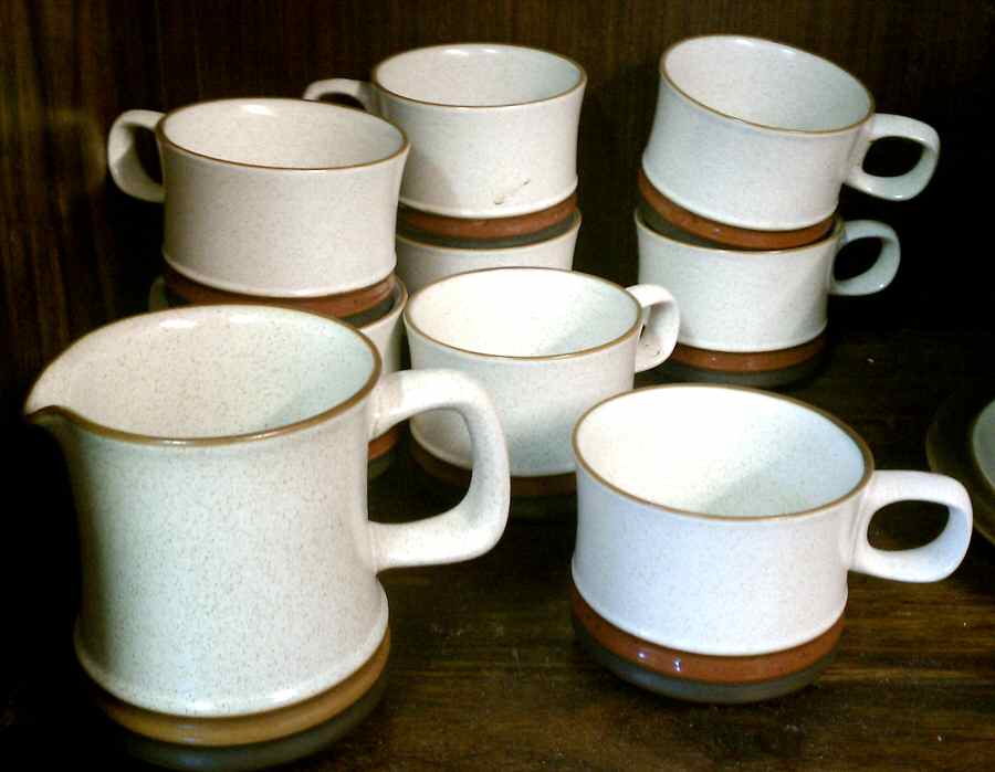 Potter's Wheel Parchment Creamer by Denby-Langley-1