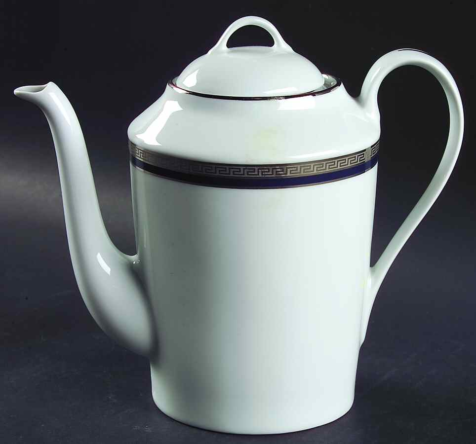 Athos Blue Coffee Pot & Lid by Philippe Deshoulieres-1