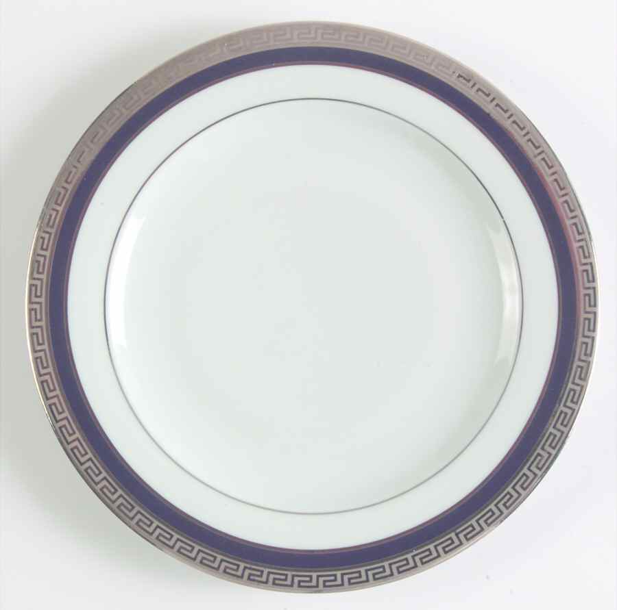 Athos Blue Bread & Butter Plate by Philippe Deshoulieres-1