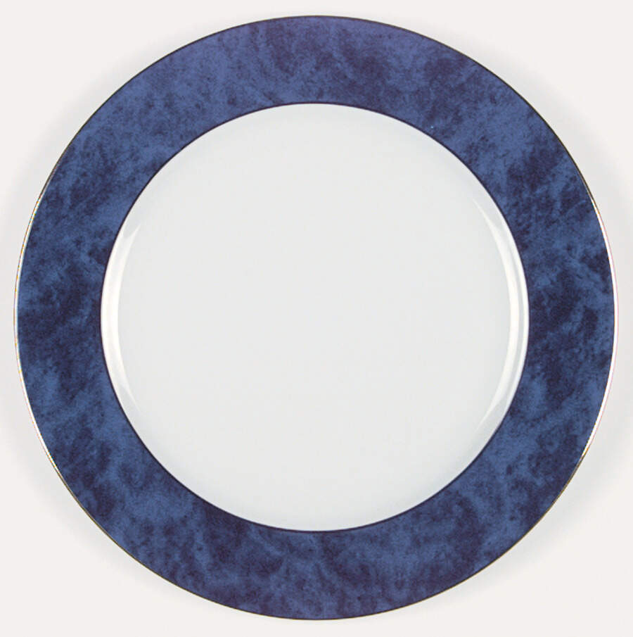 Indienne Bleu Service Plate (Charger) by Philippe Deshoulieres-1