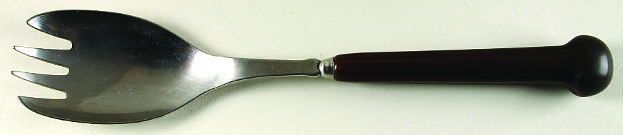 Arabesque Salad Serving Fork with Stainless Prongs by Denby-Langley-1