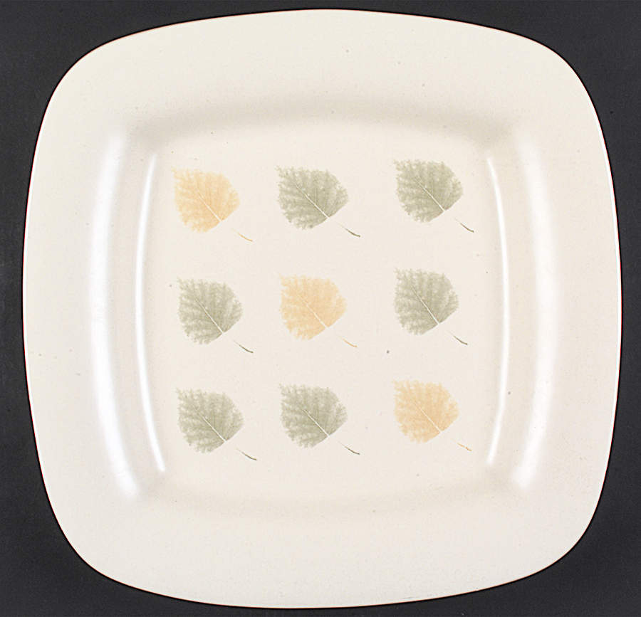 Energy Leaf 17" Square Serving Platter by Denby-Langley-1
