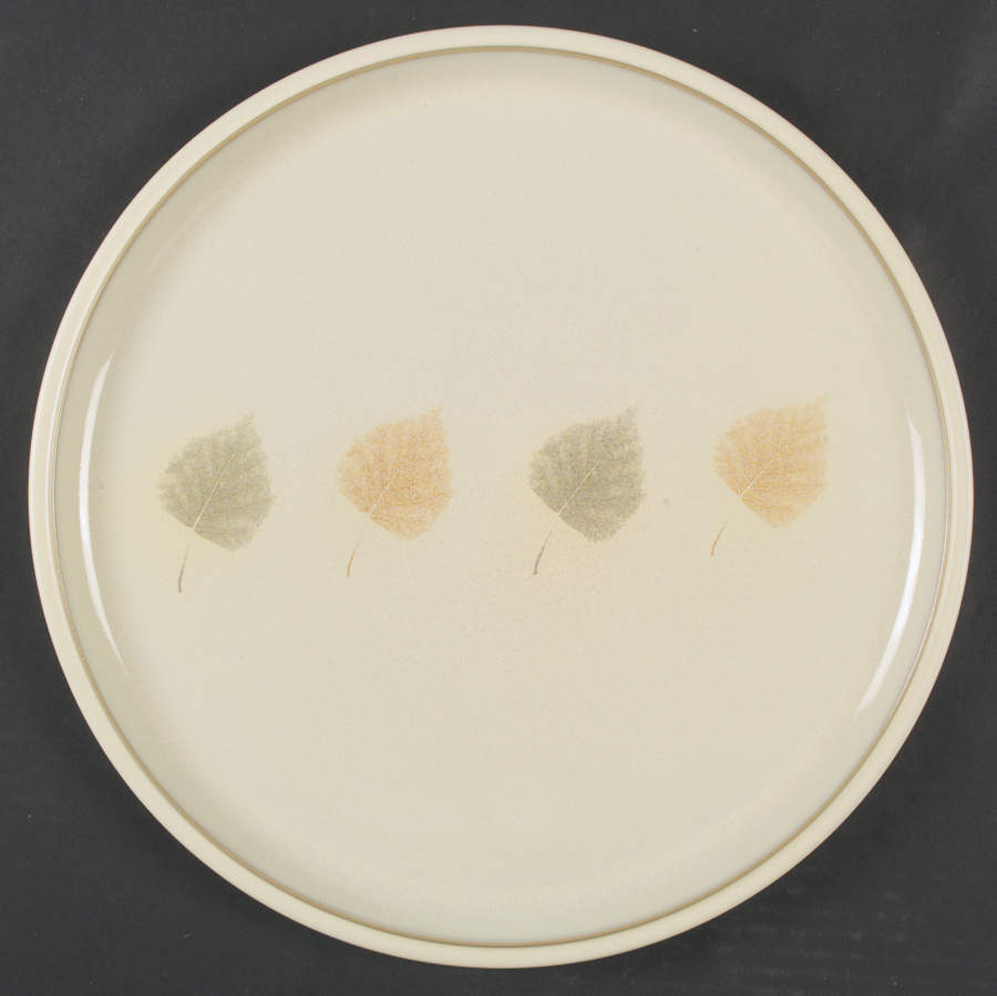 Energy Leaf 13" Chop Plate (Round Platter) by Denby-Langley-1