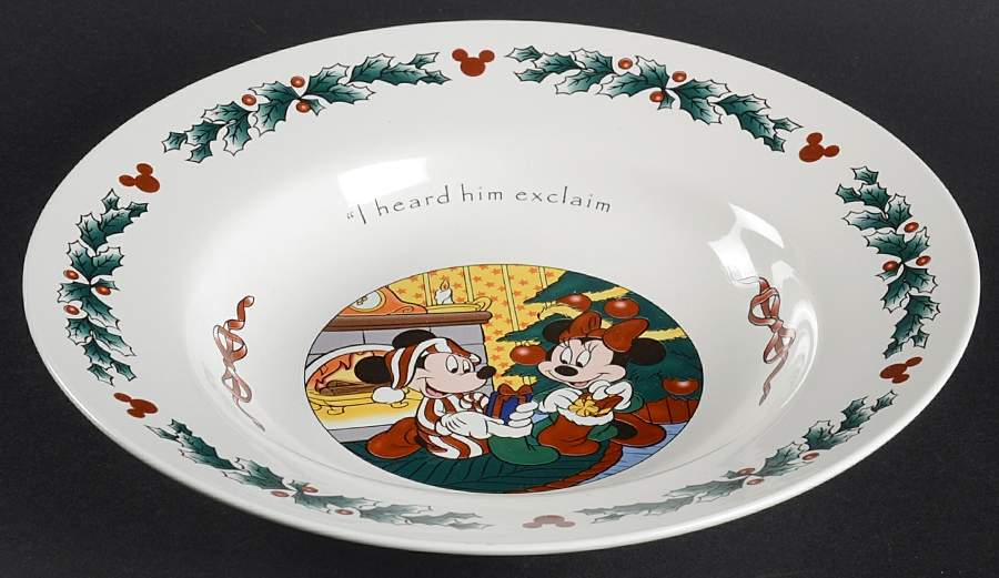 Twas The Night Before Christmas Large Rim Soup Bowl by Disney-1