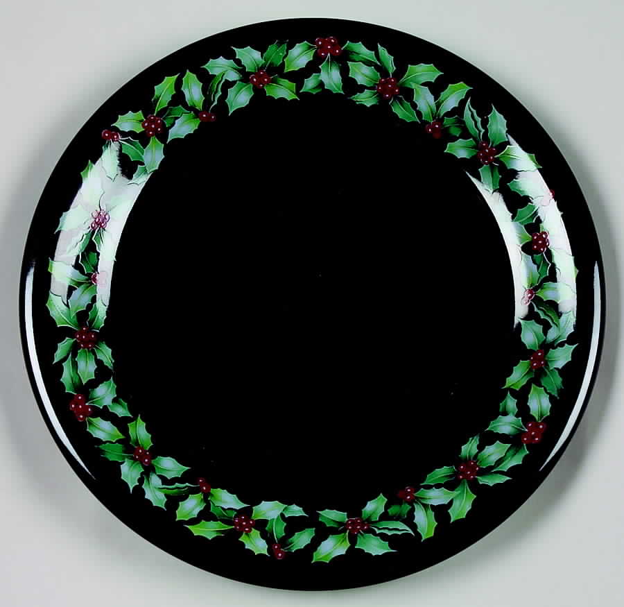Holly Salad Plate by Dunoon-1