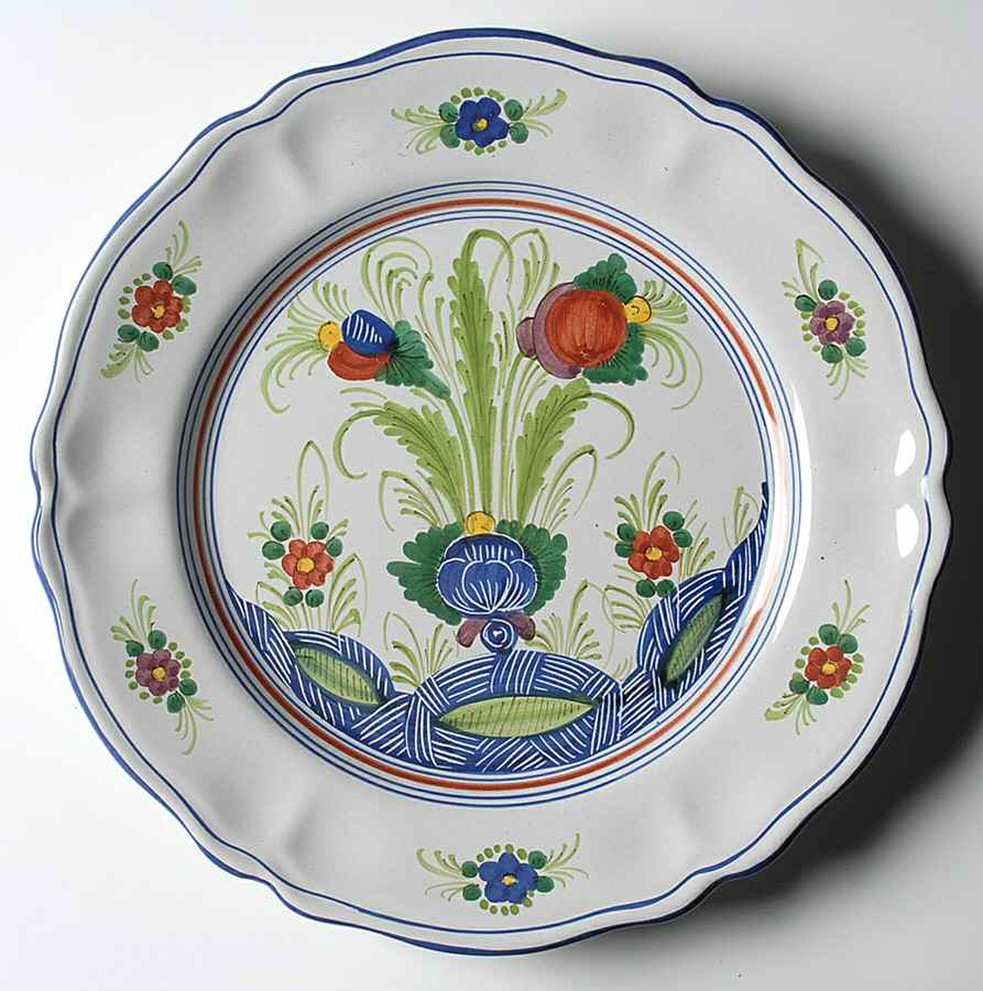 Garofano 13" Chop Plate (Round Platter) by Deruta (Italy)-1