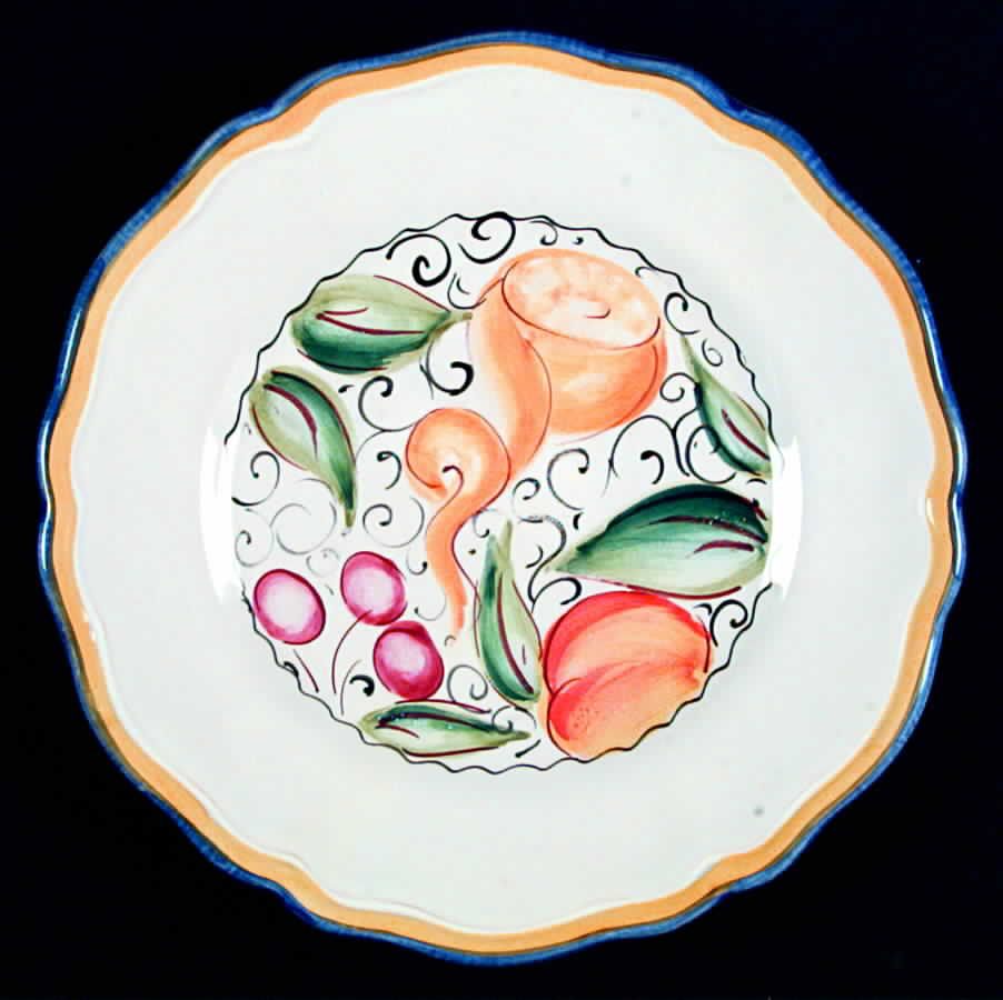 Macedonia Salad Plate by Deruta (Italy)-1