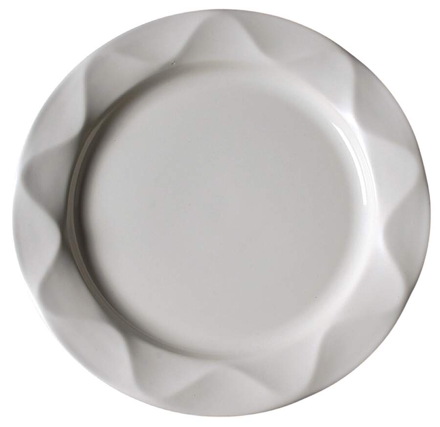 Origami Talc Dinner Plate by Dansk-1