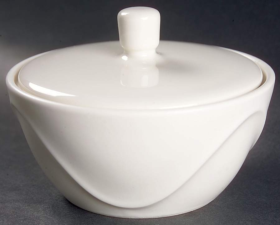 Origami Talc Sugar Bowl & Lid by Dansk-1