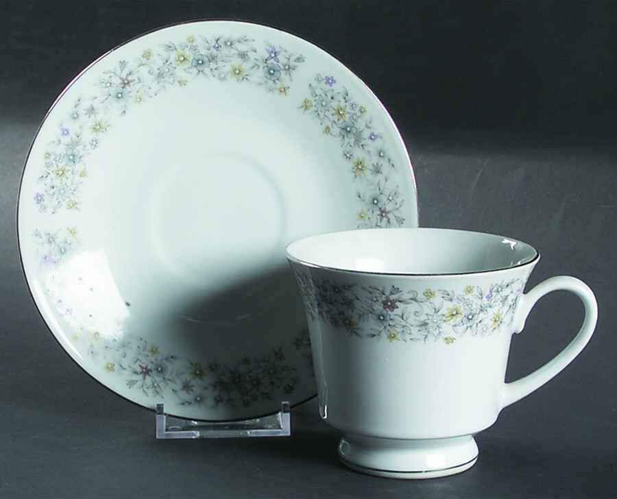 Elegance (Coupe) Footed Cup & Saucer Set by Dynasty China-1