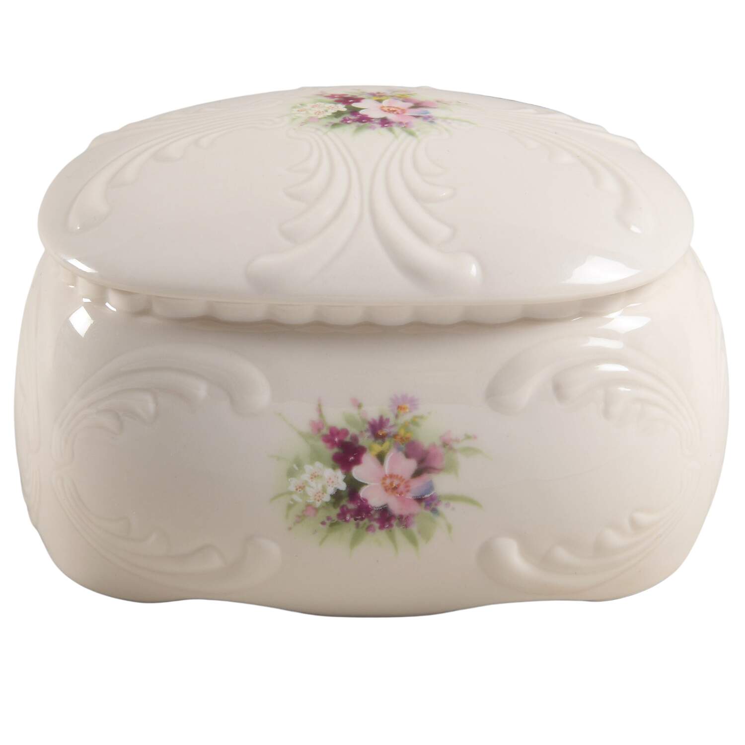 Flora Jewelry Box & Lid by Donegal Parian-1