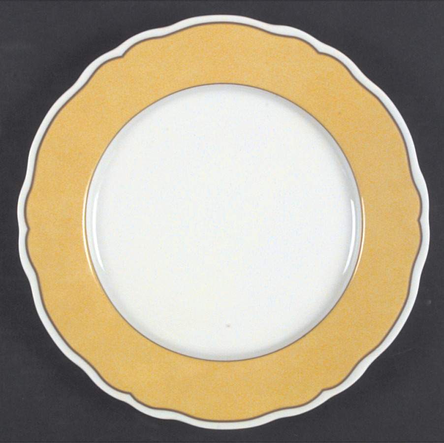 Festival Yellow Salad/Dessert Plate by Philippe Deshoulieres-1