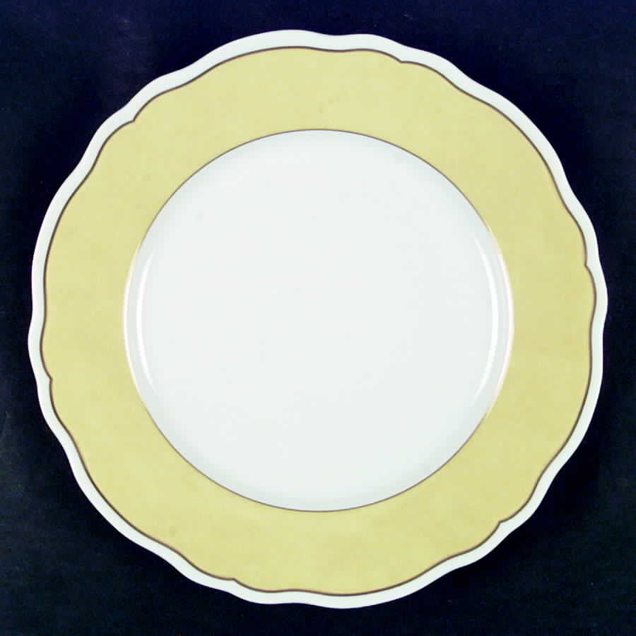 Festival Yellow Dinner Plate by Philippe Deshoulieres-1