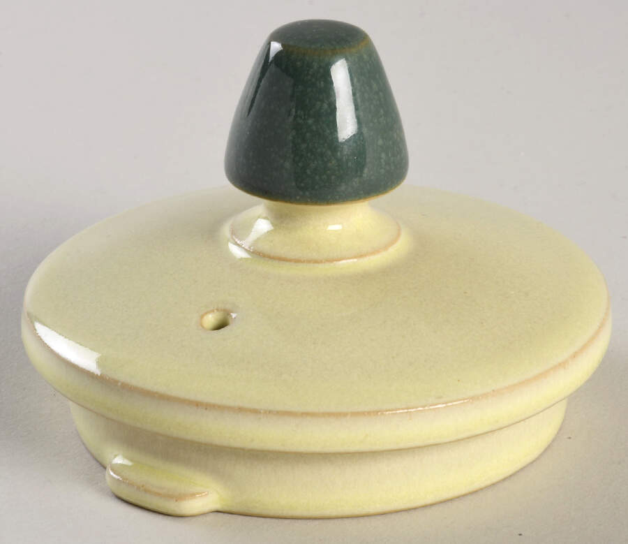 Calm (Dark Green & Matte) Lid for Teapot by Denby-Langley-1