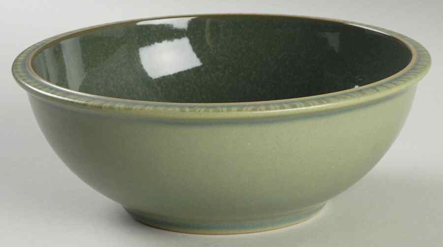 Calm (Dark Green & Matte) Soup/Cereal Bowl by Denby-Langley-1